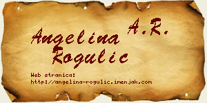 Angelina Rogulić vizit kartica